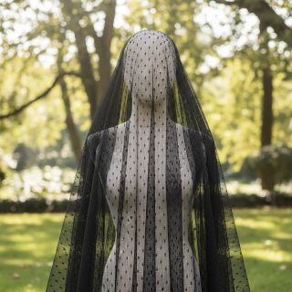 Tul pentru TUTU DOT black