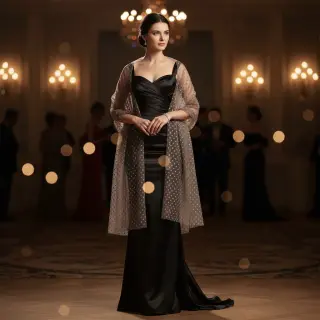 Tul pentru TUTU SPOT dark taupe