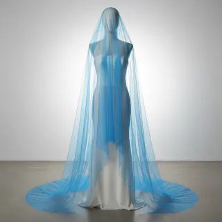 Tul pentru TUTU aqua 160 cm