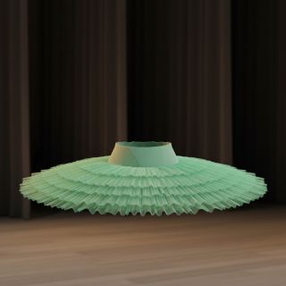 Tul pentru TUTU mint 160 cm