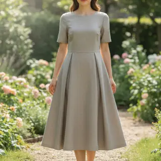 In cu bumbac Lico beige