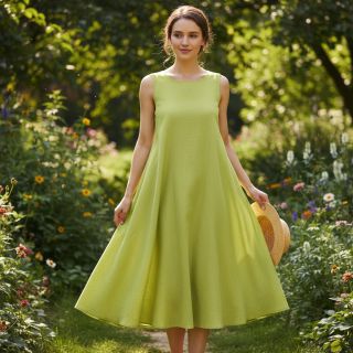 In cu bumbac Fishbone bright green