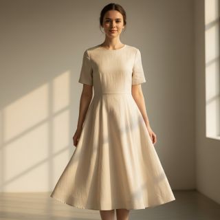 In cu bumbac Fishbone natural