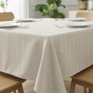 In cu bumbac Lira mini stripe beige