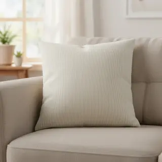 In cu bumbac Lira mini stripe beige