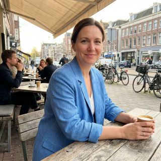 In cu bumbac Fishbone cobalt