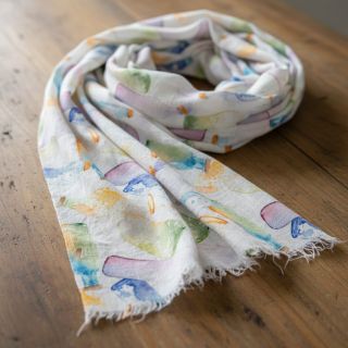 In cu bumbac Bottles digital print