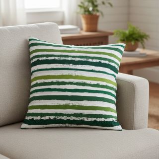 Țesătură din bumbac Big stripes Snoozy camo green