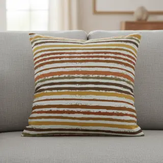 Țesătură din bumbac Small stripes Snoozy brick