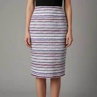 Țesătură din bumbac Small stripes Snoozy violet