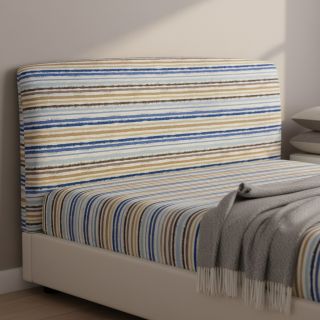 Țesătură din bumbac Small stripes Snoozy old blue