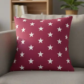Țesătură din bumbac Stars cerise