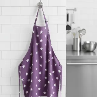 Țesătură din bumbac Stars purple