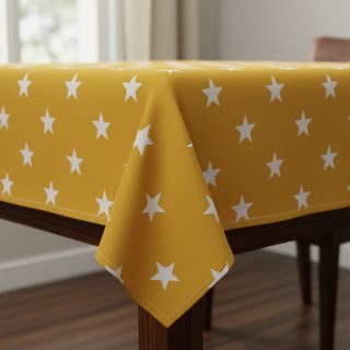 Țesătură din bumbac Stars yellow
