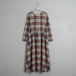 Țesătură din bumbac YARN DYED CHECK BRUSHED pickle