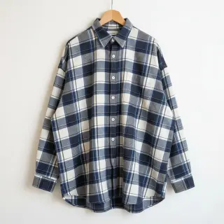 Țesătură din bumbac YARN DYED CHECK BRUSHED Silva design A