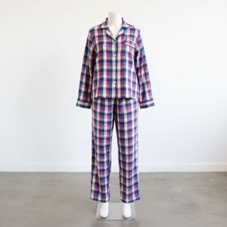 Țesătură din bumbac YARN DYED Square cerise