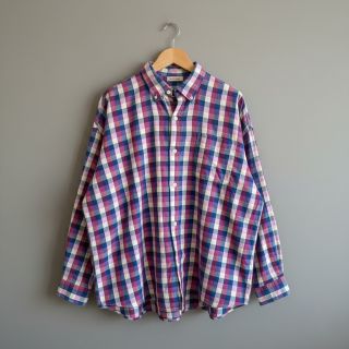 Țesătură din bumbac YARN DYED Square cerise