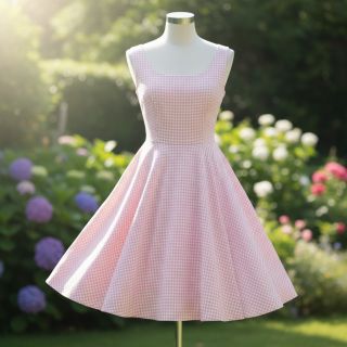 Țesătură din bumbac YARN DYED CHECK BRUSHED light rose