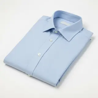 Poplin din bumbac baby light blue