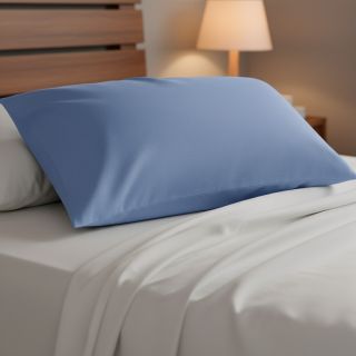 Poplin din bumbac dark sky blue