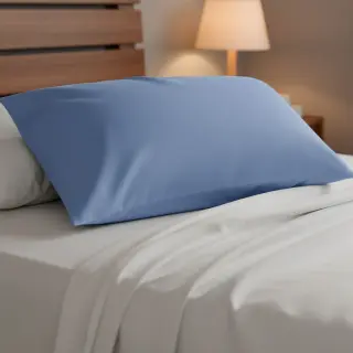 Poplin din bumbac dark sky blue