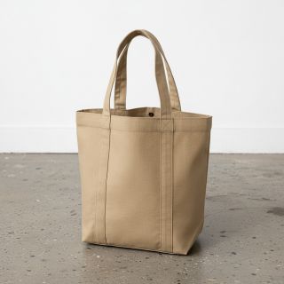 Poplin din bumbac dark beige