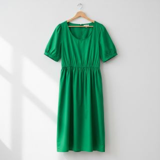 Poplin din bumbac kelly green