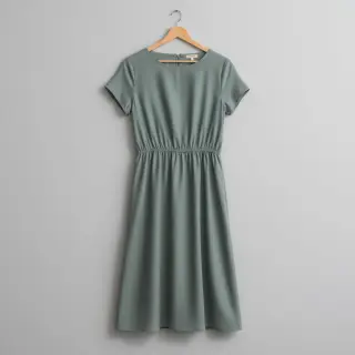 Poplin din bumbac ocean green
