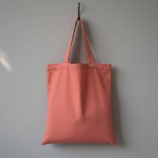 Poplin din bumbac dark coral