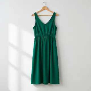Poplin din bumbac dark emerald