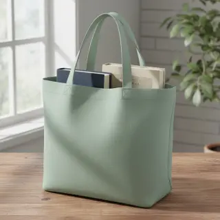 Poplin din bumbac dark mint