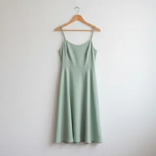 Poplin din bumbac dark mint