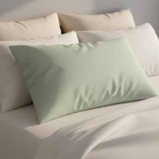 Poplin din bumbac sage