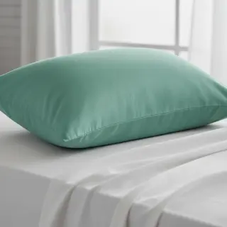 Poplin din bumbac cyan