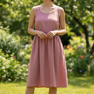 Poplin din bumbac blush