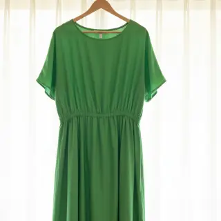 Poplin din bumbac light green