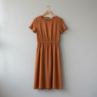 Poplin din bumbac rust