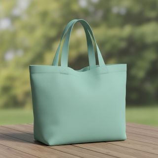 Poplin din bumbac fresh sage