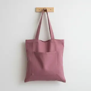 Poplin din bumbac mauve
