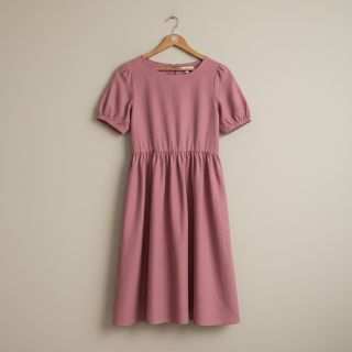 Poplin din bumbac mauve