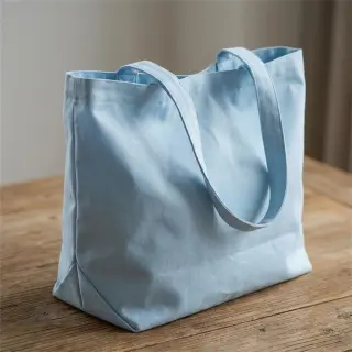 Poplin din bumbac blue