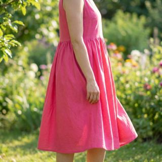 Poplin din bumbac pink