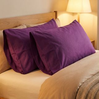 Poplin din bumbac dark purple