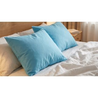 Poplin din bumbac sky blue