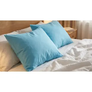 Poplin din bumbac sky blue
