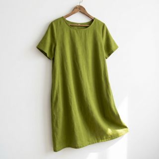 Poplin din bumbac green