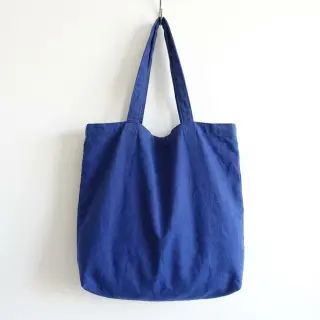 Poplin din bumbac dark cobalt