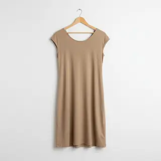 Poplin din bumbac taupe