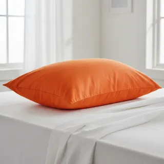 Poplin din bumbac orange
